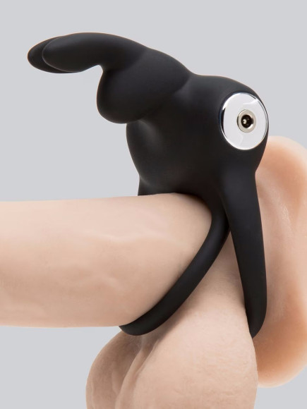 Черное эрекционное виброкольцо Happy Rabbit Cock Ring Черное эрекционное виброкольцо Happy Rabbit Cock Ring