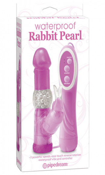 Розовый вибратор Rabbit Pearl Розовый вибратор Rabbit Pearl