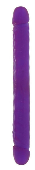 Двойной фиолетовый фаллоимитатор DOUBLE DONG LAVENDER - 30 см. Двойной фиолетовый фаллоимитатор DOUBLE DONG LAVENDER - 30 см.