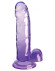 Фиолетовый фаллоимитатор с мошонкой на присоске 7’’ Cock with Balls - 20,3 см. Фиолетовый фаллоимитатор с мошонкой на присоске 7’’ Cock with Balls - 20,3 см.