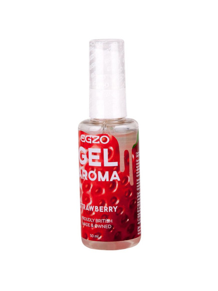 Интимный лубрикант Egzo Aroma с ароматом клубники - 50 мл. Интимный лубрикант Egzo Aroma с ароматом клубники - 50 мл.