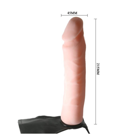 Гибкий фаллоимитатор-реалистик на трусиках Ultra Passionate Harness - 21,5 см. Гибкий фаллоимитатор-реалистик на трусиках Ultra Passionate Harness - 21,5 см.