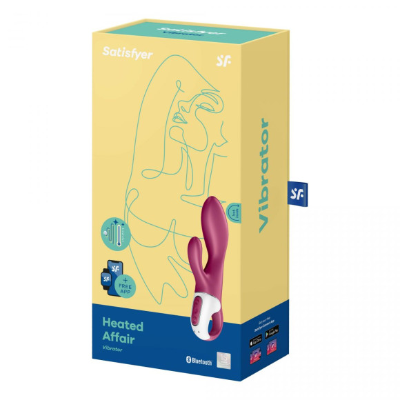 Малиновый вибратор-кролик Heated Affair с функцией нагрева - 20,5 см. Малиновый вибратор-кролик Heated Affair с функцией нагрева - 20,5 см.