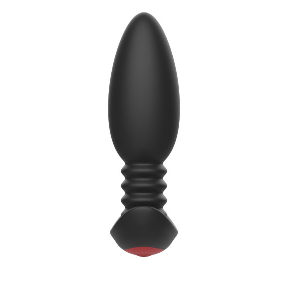 Черная анальная вибропробка Anal Vibrator с пультом ДУ - 13,5 см. Черная анальная вибропробка Anal Vibrator с пультом ДУ - 13,5 см.