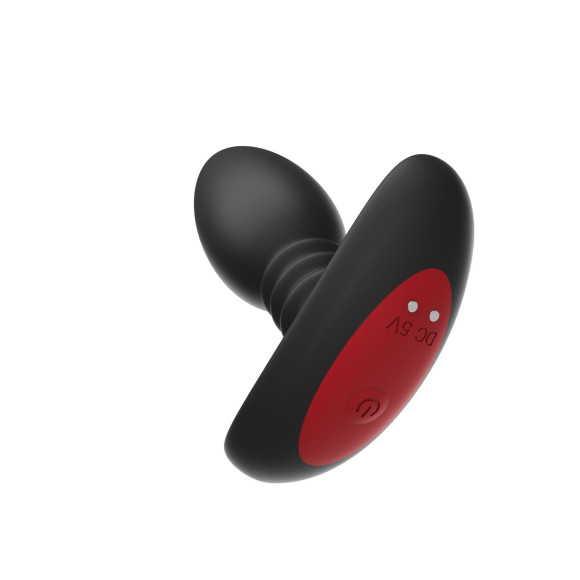 Черная анальная вибропробка Anal Vibrator с пультом ДУ - 13,5 см. Черная анальная вибропробка Anal Vibrator с пультом ДУ - 13,5 см.