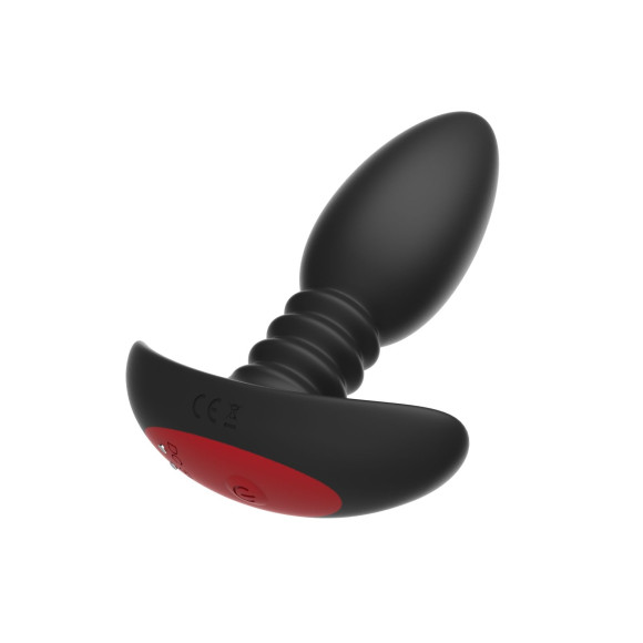 Черная анальная вибропробка Anal Vibrator с пультом ДУ - 13,5 см. Черная анальная вибропробка Anal Vibrator с пультом ДУ - 13,5 см.
