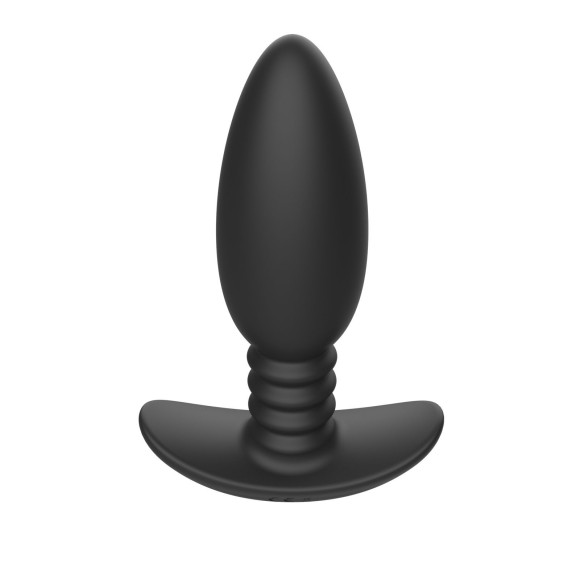 Черная анальная вибропробка Anal Vibrator с пультом ДУ - 13,5 см. Черная анальная вибропробка Anal Vibrator с пультом ДУ - 13,5 см.