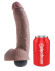 Коричневый фаллоимитатор с эффектом семяизвержения Squirting Cock with Balls - 22,9 см. Коричневый фаллоимитатор с эффектом семяизвержения Squirting Cock with Balls - 22,9 см.