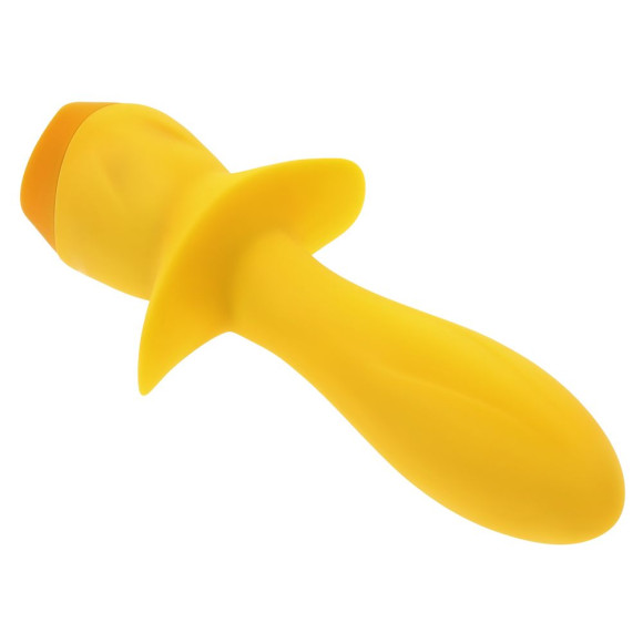 Желтая анальная вибропробка Mellow Yellow - 13,5 см. Желтая анальная вибропробка Mellow Yellow - 13,5 см.