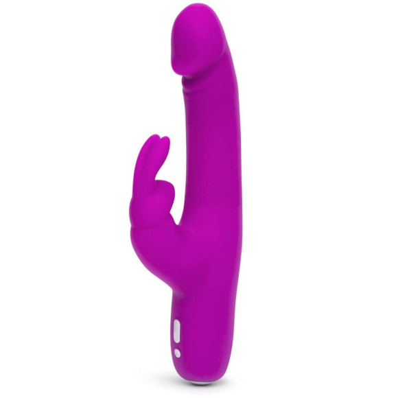 Фиолетовый перезаряжаемый вибратор Rabbit Slimline Curve Rechargeable - 24 см. Фиолетовый перезаряжаемый вибратор Rabbit Slimline Curve Rechargeable - 24 см.