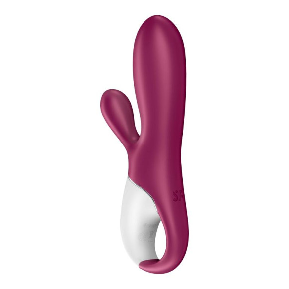 Малиновый вибратор-кролик Hot Bunny с функцией нагрева - 17,5 см. Малиновый вибратор-кролик Hot Bunny с функцией нагрева - 17,5 см.