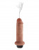Кофейный фаллоимитатор с имитацией семяизвержения 6 Squirting Cock - 17,8 см. Кофейный фаллоимитатор с имитацией семяизвержения 6 Squirting Cock - 17,8 см.
