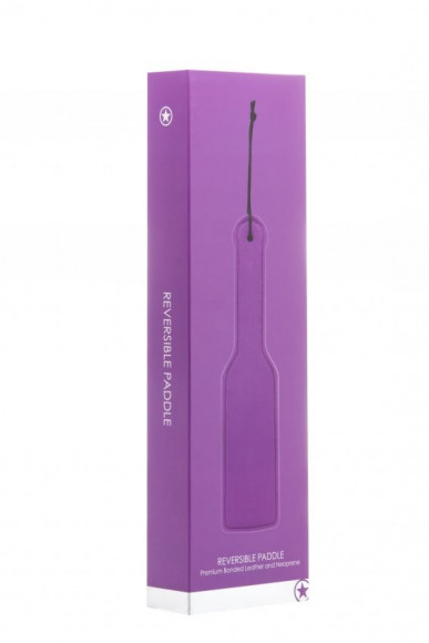 Чёрно-фиолетовый двусторонний пэддл Reversible Paddle - 32 см. Чёрно-фиолетовый двусторонний пэддл Reversible Paddle - 32 см.