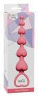 Розовая анальная цепочка Heart s Beads Pink - 18 см. Розовая анальная цепочка Heart s Beads Pink - 18 см.