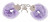 Фиолетовые меховые наручники Love Cuffs