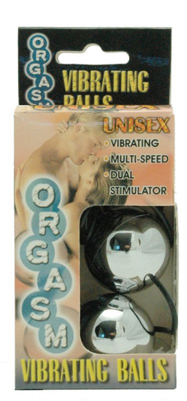Серебристые вагинальные шарики с вибрацией ORGASM VIBRATING BALL Серебристые вагинальные шарики с вибрацией ORGASM VIBRATING BALL