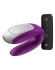 Фиолетовый вибромассажёр для пар Satisfyer Double Fun Фиолетовый вибромассажёр для пар Satisfyer Double Fun