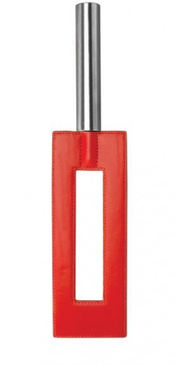 Красная шлёпалка Leather Gap Paddle - 35 см. Красная шлёпалка Leather Gap Paddle - 35 см.