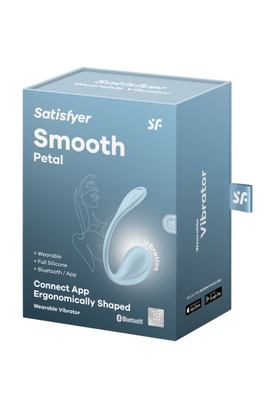 Голубое виброяйцо Smooth Petal Голубое виброяйцо Smooth Petal