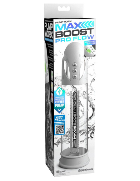 Белая вакуумная автоматическая помпа Max Boost Pro Flow Белая вакуумная автоматическая помпа Max Boost Pro Flow