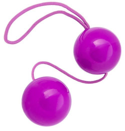 Фиолетовые вагинальные шарики BI-BALLS Фиолетовые вагинальные шарики BI-BALLS
