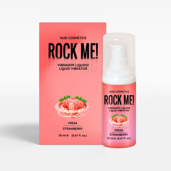 Жидкий вибратор Nuei Rock Me! с ароматом клубники - 20 мл. Жидкий вибратор Nuei Rock Me! с ароматом клубники - 20 мл.