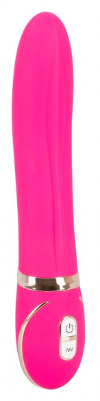 Розовый вибромассажер для точки G Glam Up Pink GR - 22 см. Розовый вибромассажер для точки G Glam Up Pink GR - 22 см.