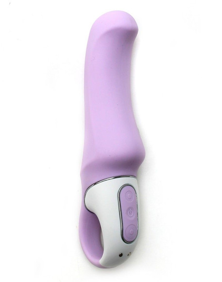 Сиреневый вибратор Satisfyer Charming Smile - 18,5 см. Сиреневый вибратор Satisfyer Charming Smile - 18,5 см.