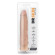 Телесный вибратор Cock Vibe 1 - 22,8 см. Телесный вибратор Cock Vibe 1 - 22,8 см.