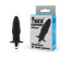 Черная ребристая вибровтулка с ограничителем - 7 см. Черная ребристая вибровтулка с ограничителем - 7 см.