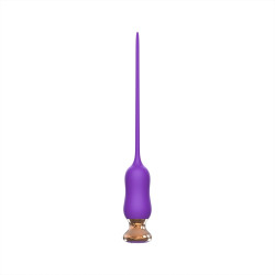 Фиолетовый тонкий стимулятор Nipple Vibrator - 23 см. Фиолетовый тонкий стимулятор Nipple Vibrator - 23 см.