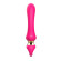 Розовый изогнутый вибромассажер Moon Vibrator - 21,1 см. Розовый изогнутый вибромассажер Moon Vibrator - 21,1 см.