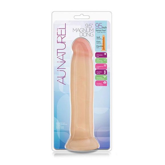 Телесный фаллоимитатор 9.5 Inch Sensa Feel Magnum Dong - 24,1 см. Телесный фаллоимитатор 9.5 Inch Sensa Feel Magnum Dong - 24,1 см.