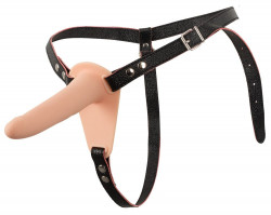 Телесный поясной страпон с вибрацией Vibrating Strap-On - 15,7 см. Телесный поясной страпон с вибрацией Vibrating Strap-On - 15,7 см.