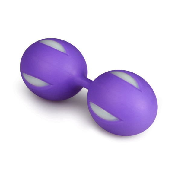 Фиолетовые вагинальные шарики Wiggle Duo Фиолетовые вагинальные шарики Wiggle Duo