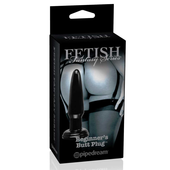 Черная малая анальная пробка Beginners Butt Plug - 10 см. Черная малая анальная пробка Beginners Butt Plug - 10 см.