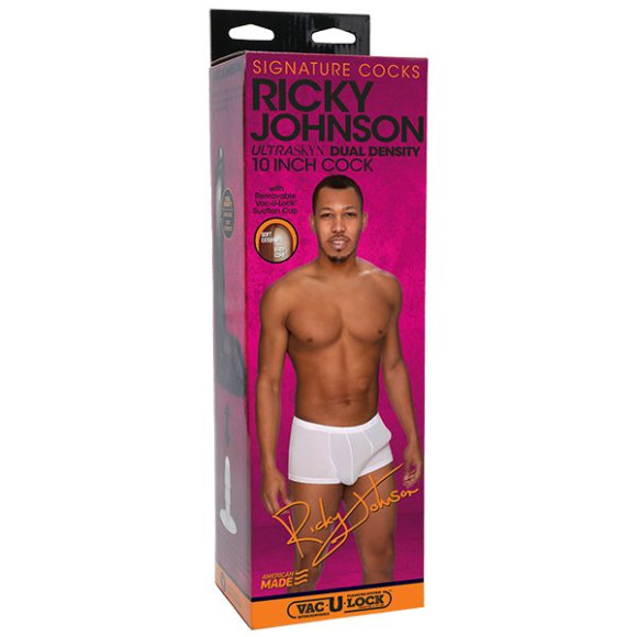 Коричневый фаллоимитатор Ricky Johnson со съемной присоской - 26 см. Коричневый фаллоимитатор Ricky Johnson со съемной присоской - 26 см.