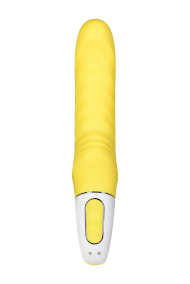 Жёлтый вибратор Satisfyer Yummy Sunshine - 22,5 см. Жёлтый вибратор Satisfyer Yummy Sunshine - 22,5 см.