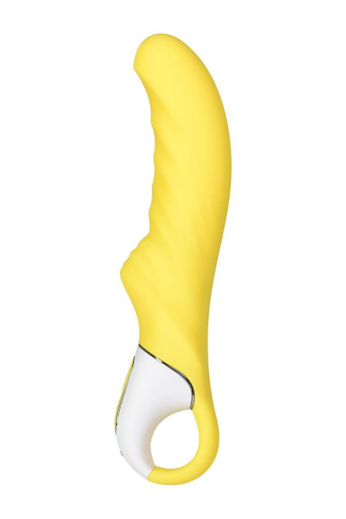 Жёлтый вибратор Satisfyer Yummy Sunshine - 22,5 см. Жёлтый вибратор Satisfyer Yummy Sunshine - 22,5 см.