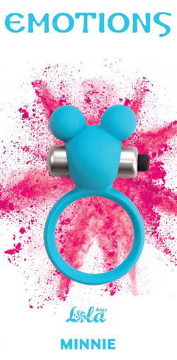 Голубое эрекционное виброколечко Emotions Minnie Breeze Голубое эрекционное виброколечко Emotions Minnie Breeze