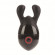 Чёрный вибромассажёр с ушками Body & Soul Elation Massagers Чёрный вибромассажёр с ушками Body & Soul Elation Massagers