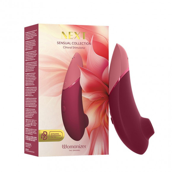 Бордовый бесконтактный клиторальный стимулятор Womanizer Next Бордовый бесконтактный клиторальный стимулятор Womanizer Next