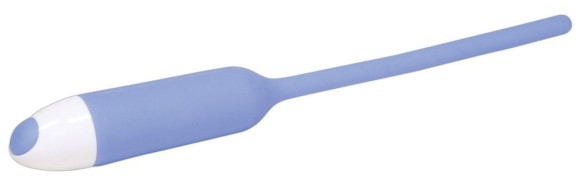 Голубой вибратор для уретры Dilator Vibe - 19 см. Голубой вибратор для уретры Dilator Vibe - 19 см.