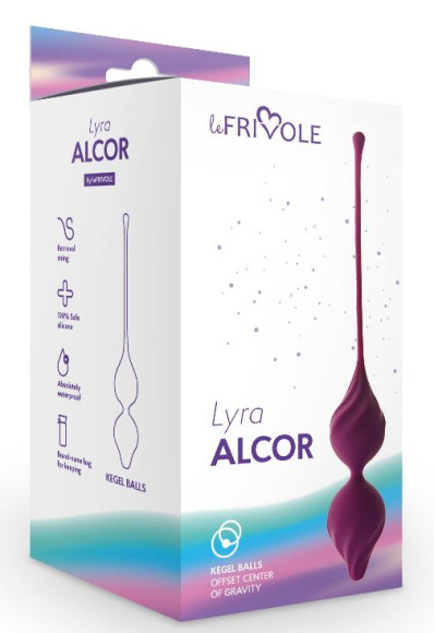 Фиолетовые вагинальные шарики Alcor Фиолетовые вагинальные шарики Alcor