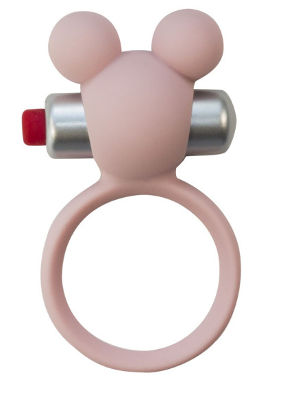 Розовое эрекционное виброколечко Emotions Minnie Light pink Розовое эрекционное виброколечко Emotions Minnie Light pink