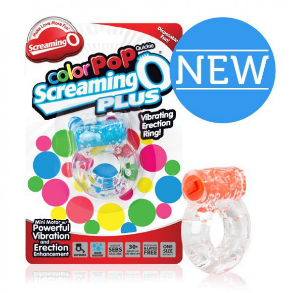 Оранжевое виброкольцо Color pop Оранжевое виброкольцо Color pop