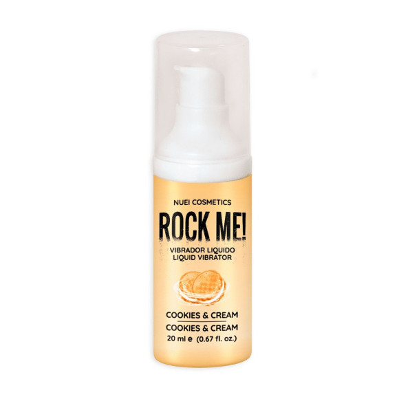 Жидкий вибратор Nuei Rock Me! с ароматом печенья и сливок - 20 мл. Жидкий вибратор Nuei Rock Me! с ароматом печенья и сливок - 20 мл.