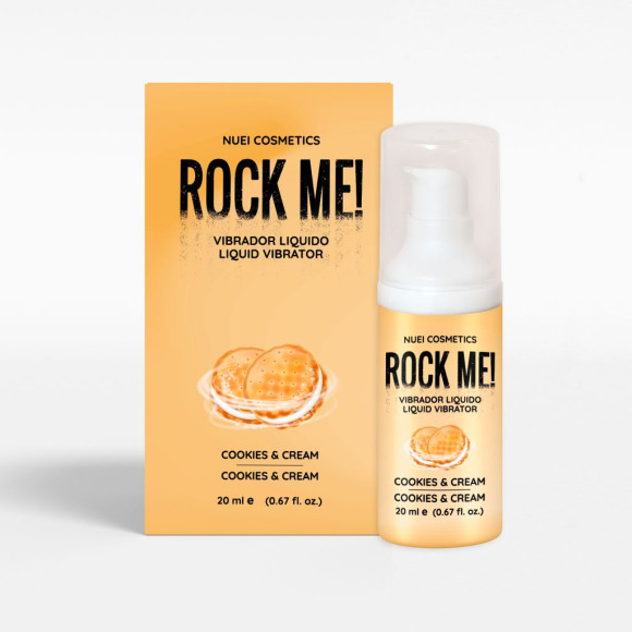 Жидкий вибратор Nuei Rock Me! с ароматом печенья и сливок - 20 мл. Жидкий вибратор Nuei Rock Me! с ароматом печенья и сливок - 20 мл.