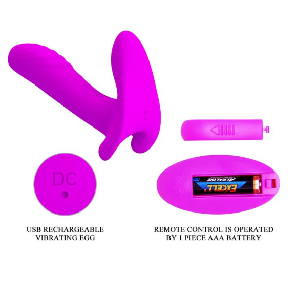Лиловый мультифункциональный вибратор Remote Control Massager Лиловый мультифункциональный вибратор Remote Control Massager