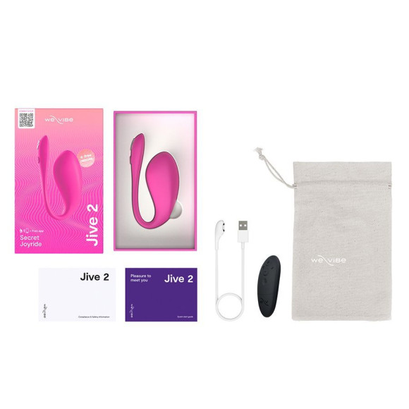 Розовый вибратор для ношения We-Vibe Jive 2 Розовый вибратор для ношения We-Vibe Jive 2